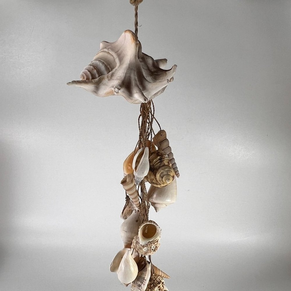Hanging Sea Shell Mobile Wind Chime Chandelier Boho Nautical Beach Decor